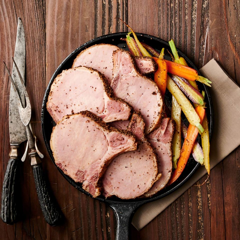 New Braunfels Smokehouse: Hickory Smoked Pork Chops