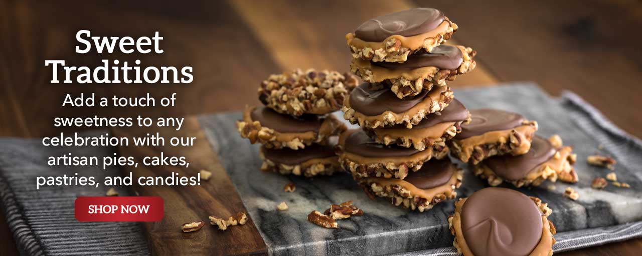 Sweet Traditions - Add a touch of sweetness to any celebration with our artisan pies, cakes, pastries, and candies!