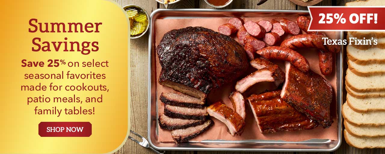 Summer Savings - Save 25% on select seasonal favorites made for cookouts, patio meals, and family tables! - Shop Now